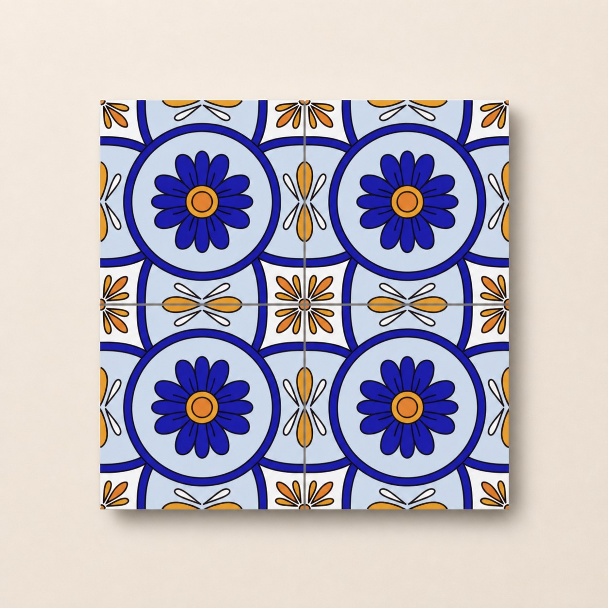 Meksika Desenleri – 20×20 cm Porselen Karo imk04