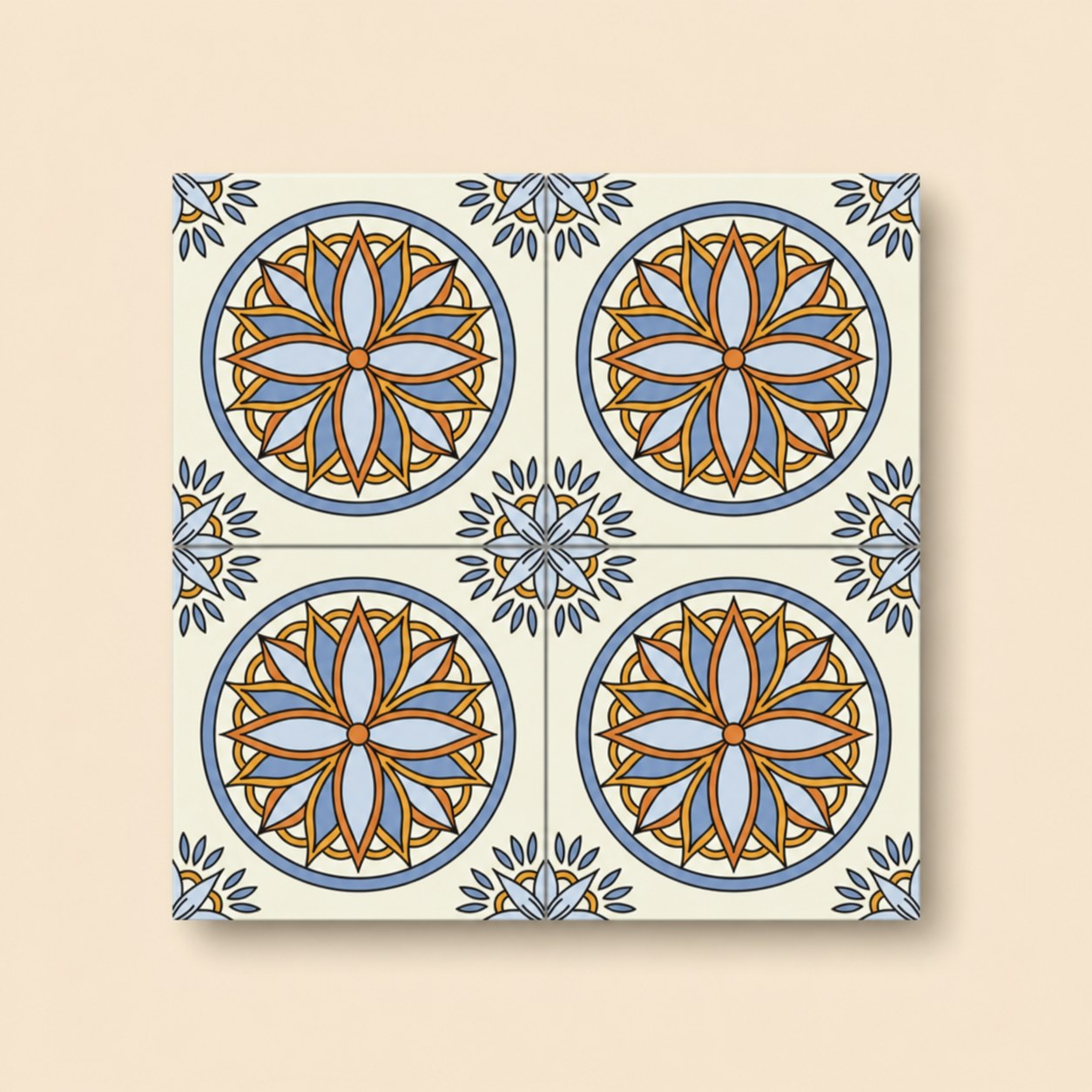 Meksika Desenleri – 20×20 cm Porselen Karo imk08
