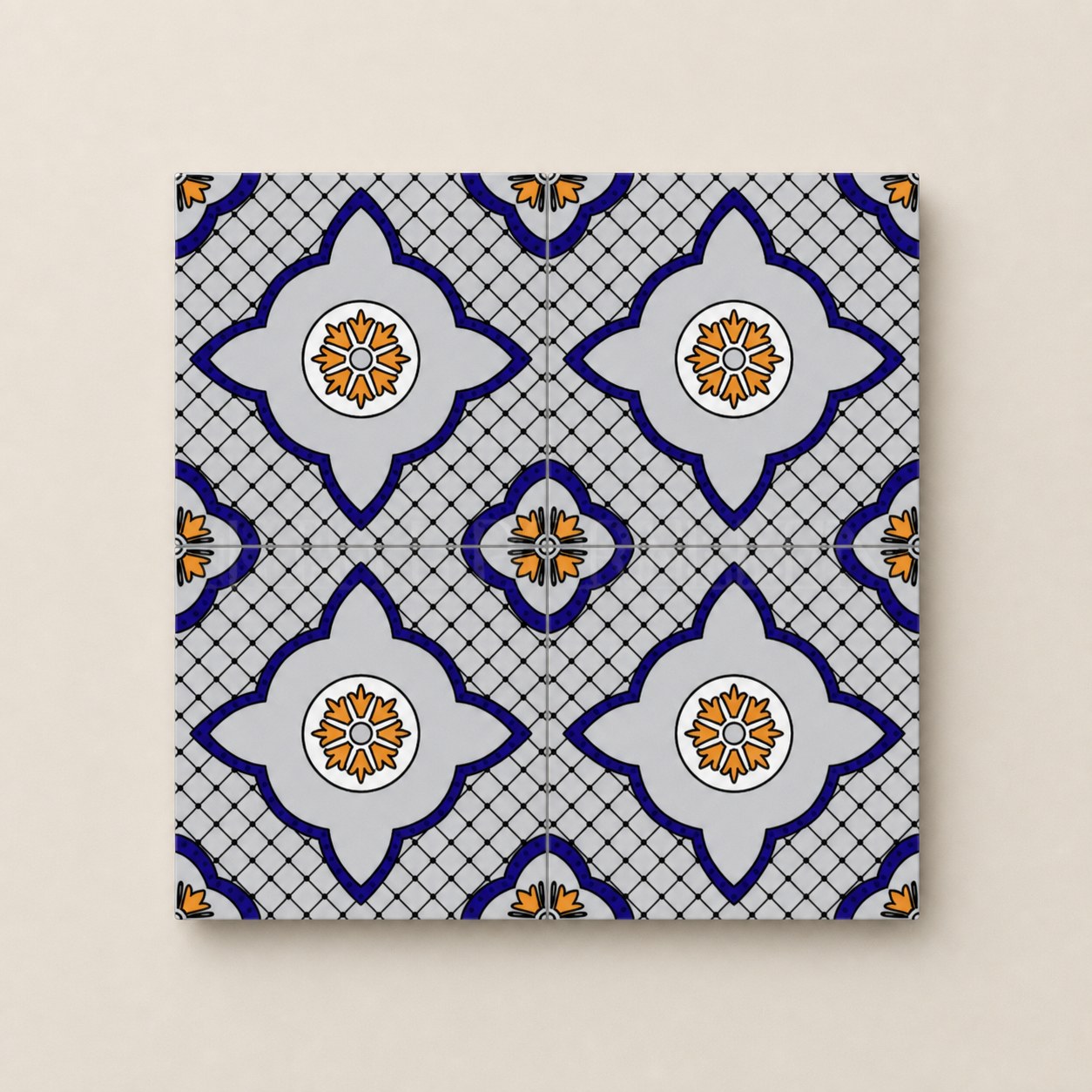 Meksika Desenleri – 20×20 cm Porselen Karo imk09