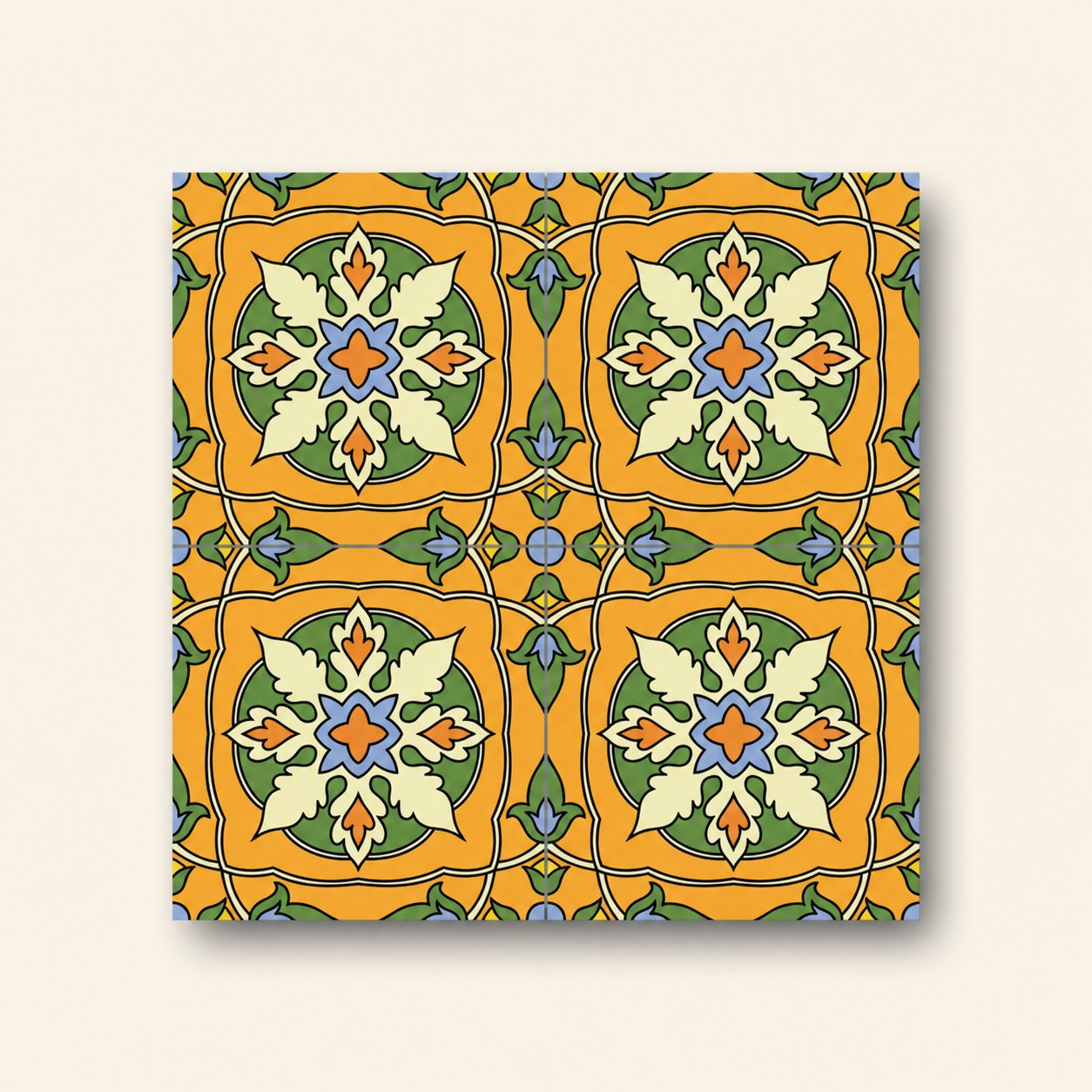 Meksika Desenleri – 20×20 cm Porselen Karo imk17