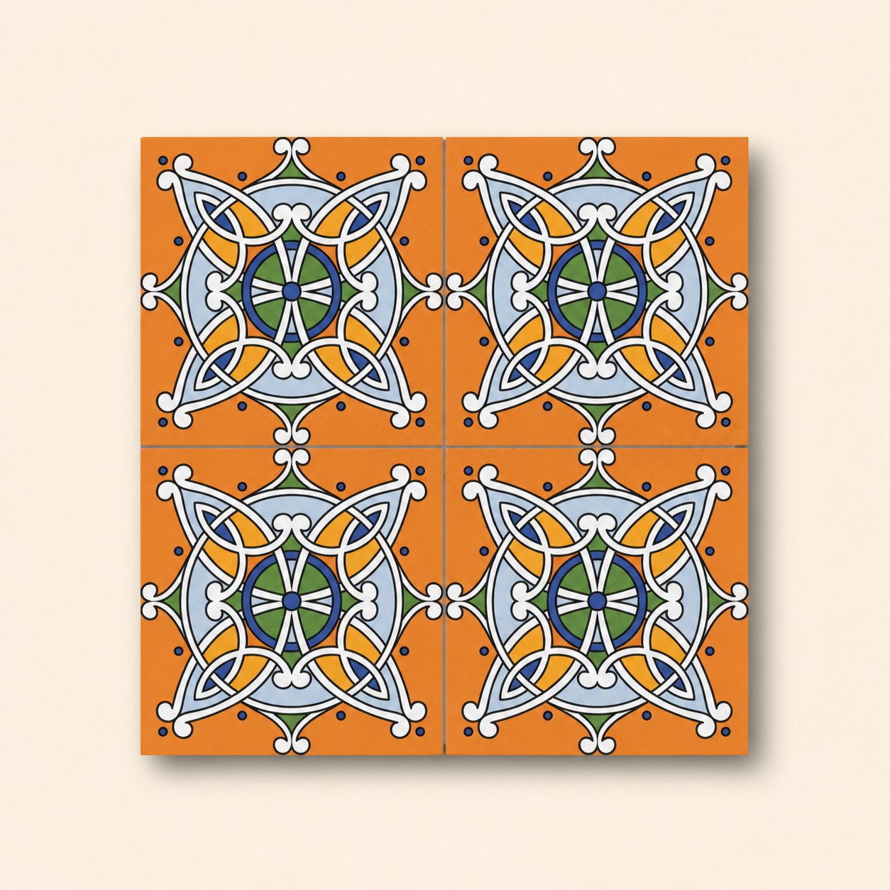 Meksika Desenleri – 20×20 cm Porselen Karo imk27