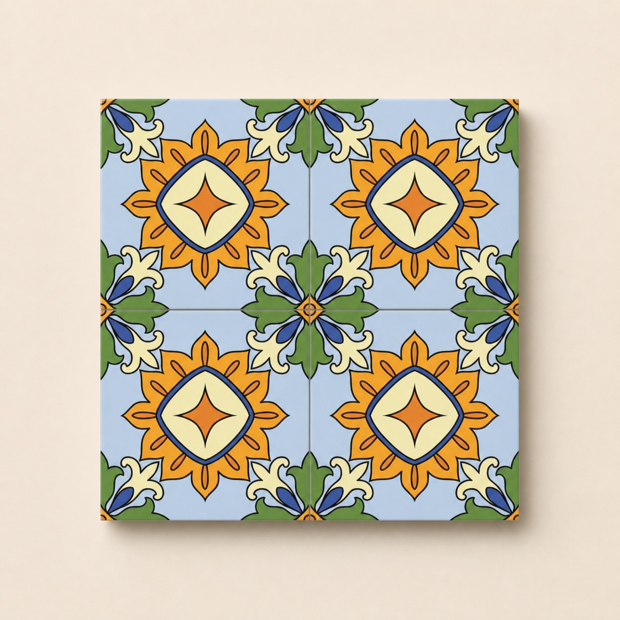 Meksika Desenleri – 20×20 cm Porselen Karo imk28