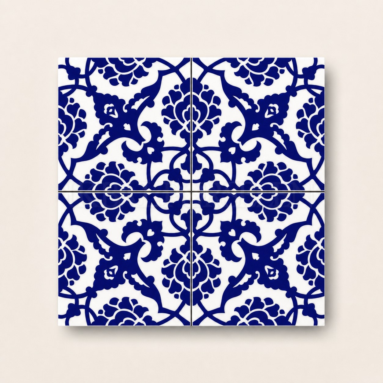 Geleneksel Motifler – 20×20 cm Porselen Karo icg5