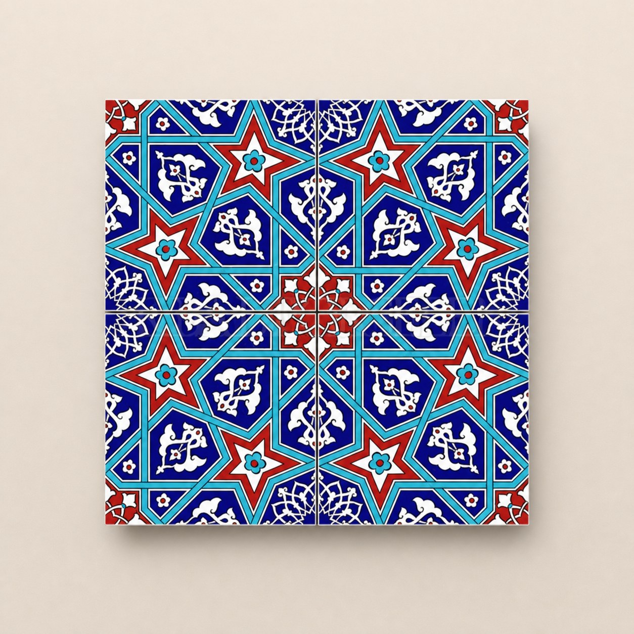 Geleneksel Motifler – 20×20 cm Porselen Karo icg7