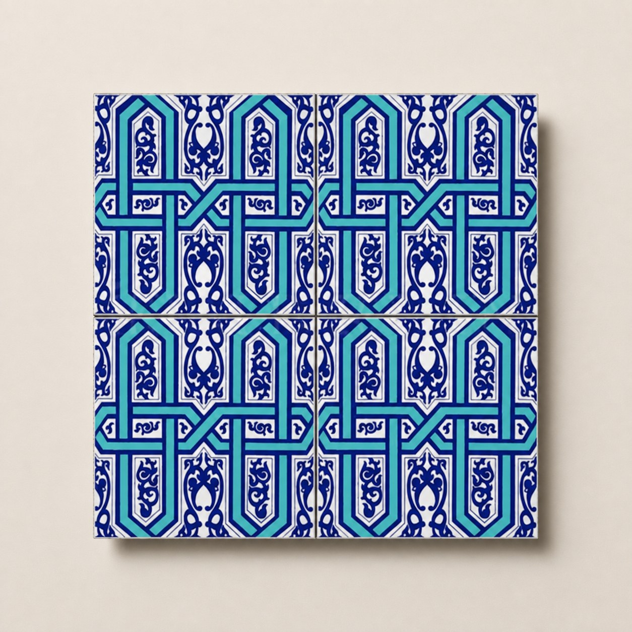 Geleneksel Motifler – 20×20 cm Porselen Karo icg51