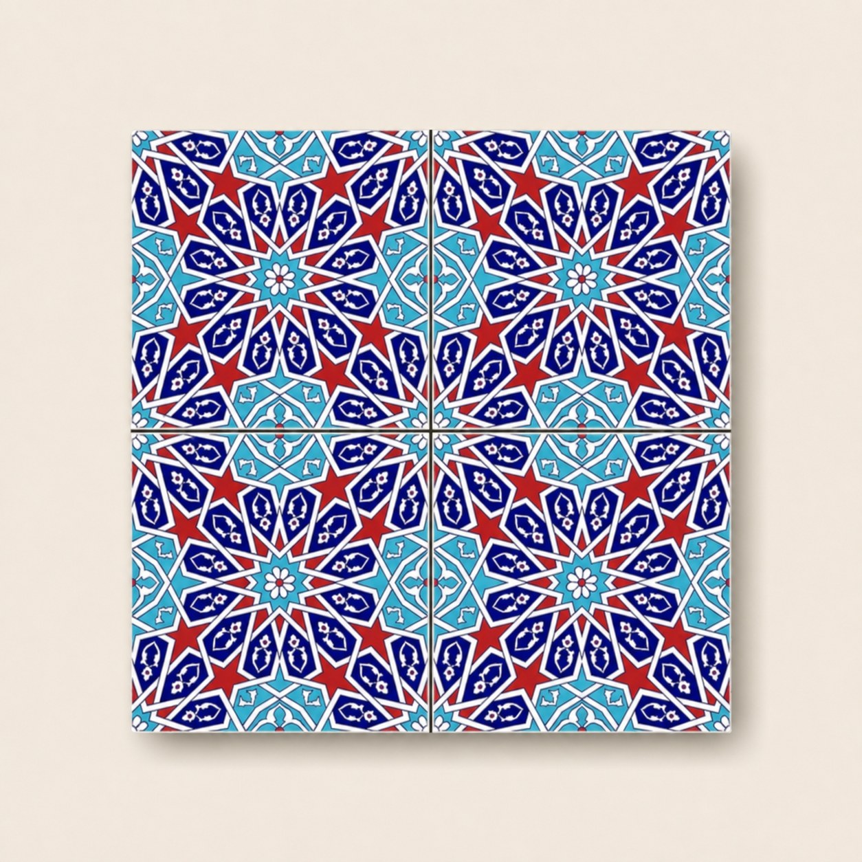 Geleneksel Motifler – 20×20 cm Porselen Karo icg11