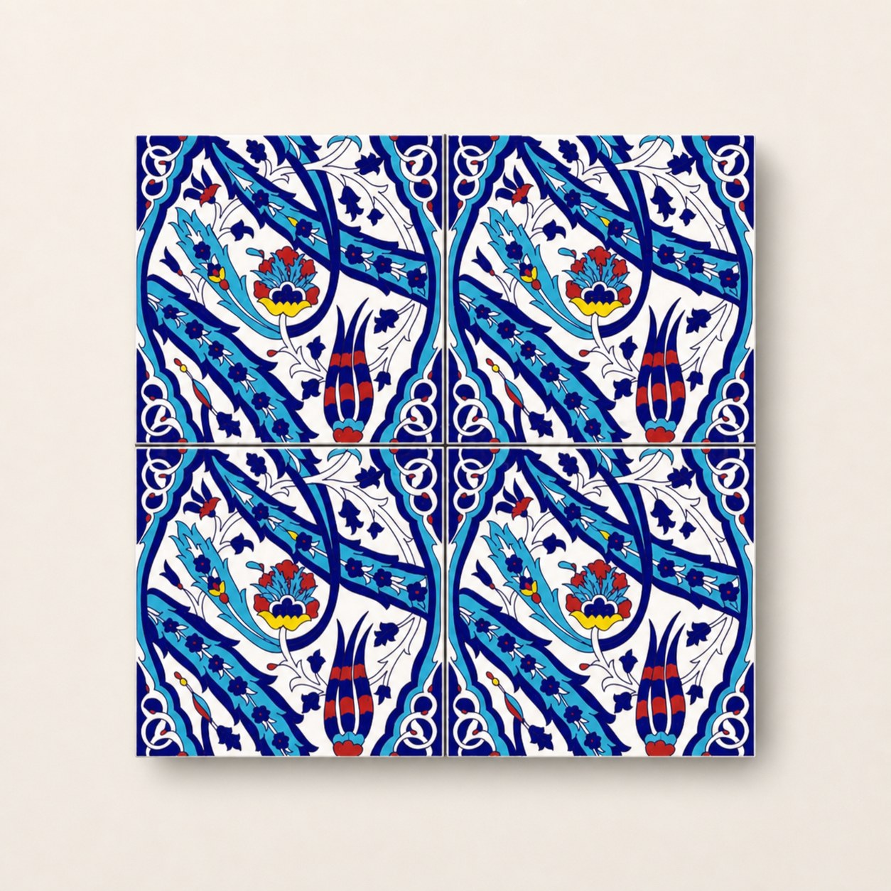 Geleneksel Motifler – 20×20 cm Porselen Karo icg13