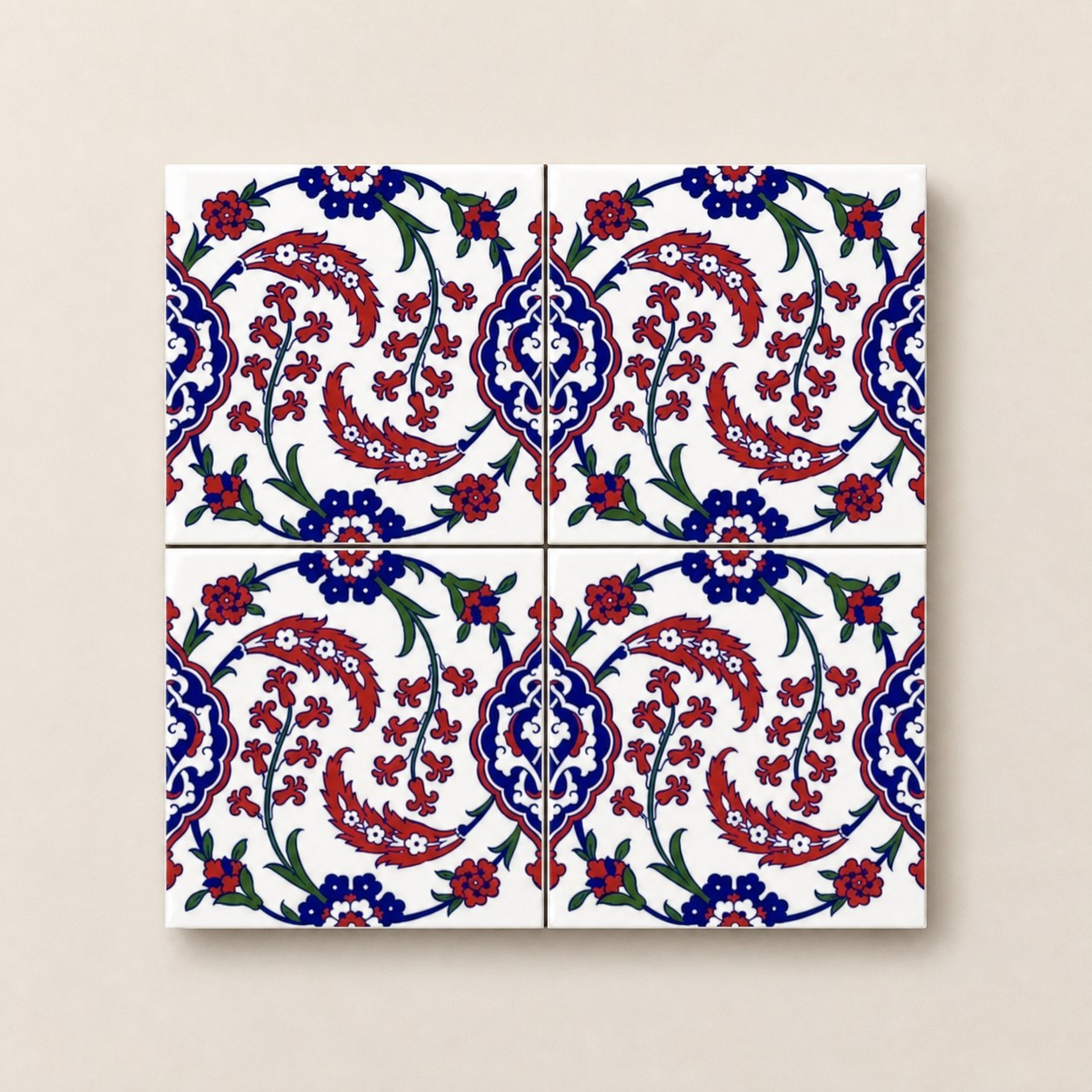 Geleneksel Motifler – 20×20 cm Porselen Karo icg18-2