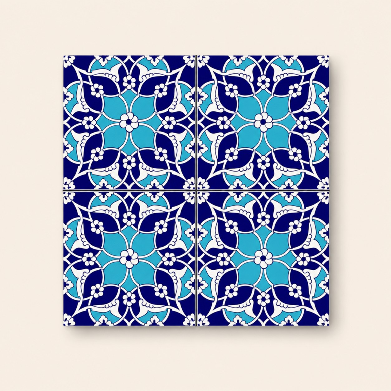 Geleneksel Motifler – 20×20 cm Porselen Karo icg22