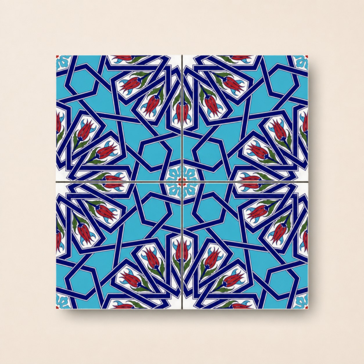 Geleneksel Motifler – 20×20 cm Porselen Karo icg25