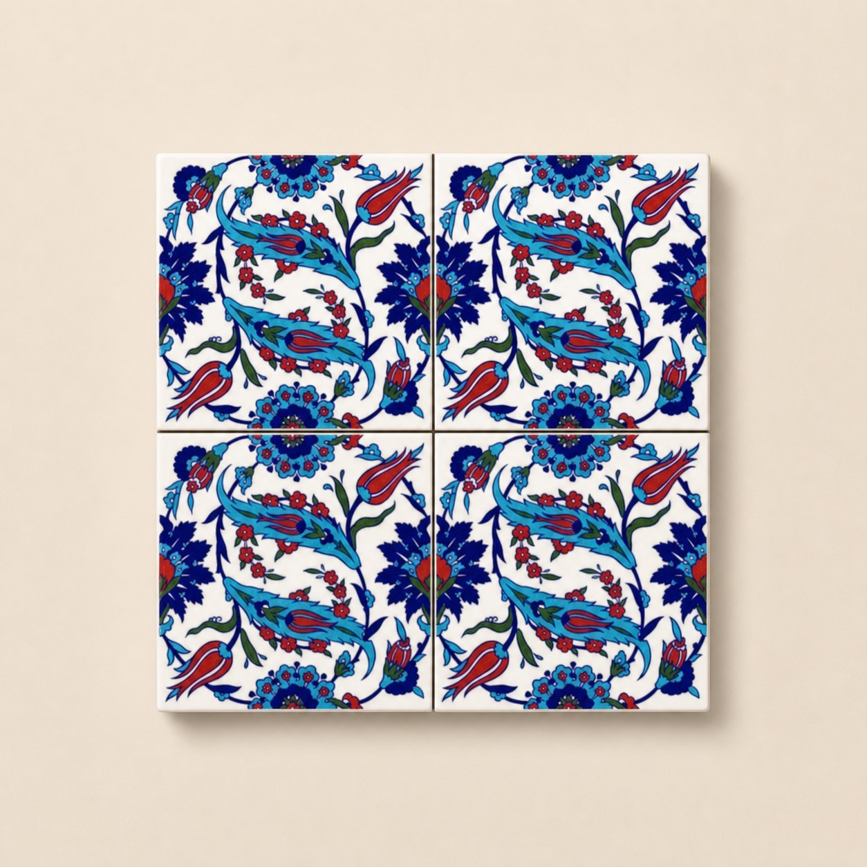 Geleneksel Motifler – 20×20 cm Porselen Karo icg26