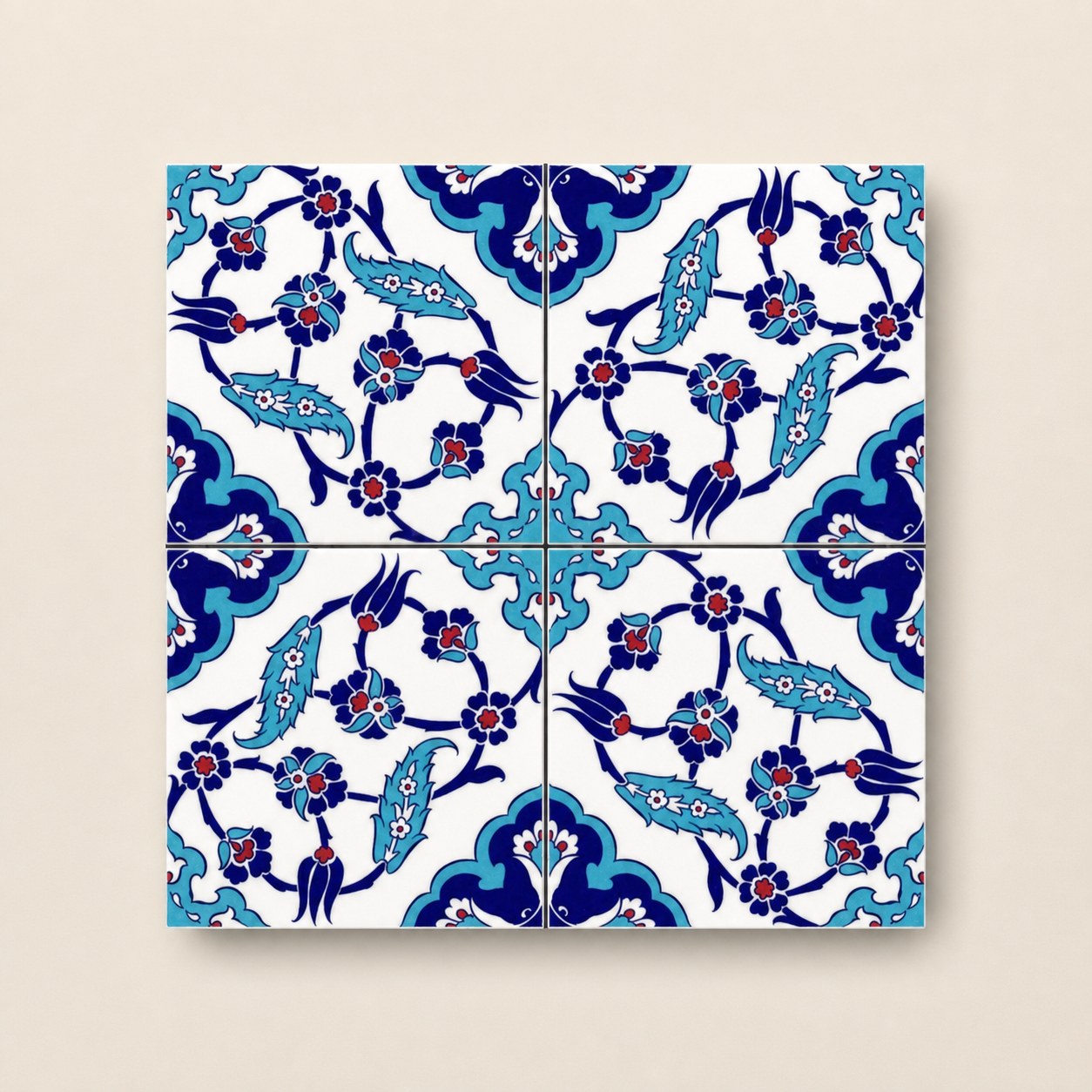 Geleneksel Motifler – 20×20 cm Porselen Karo icg29
