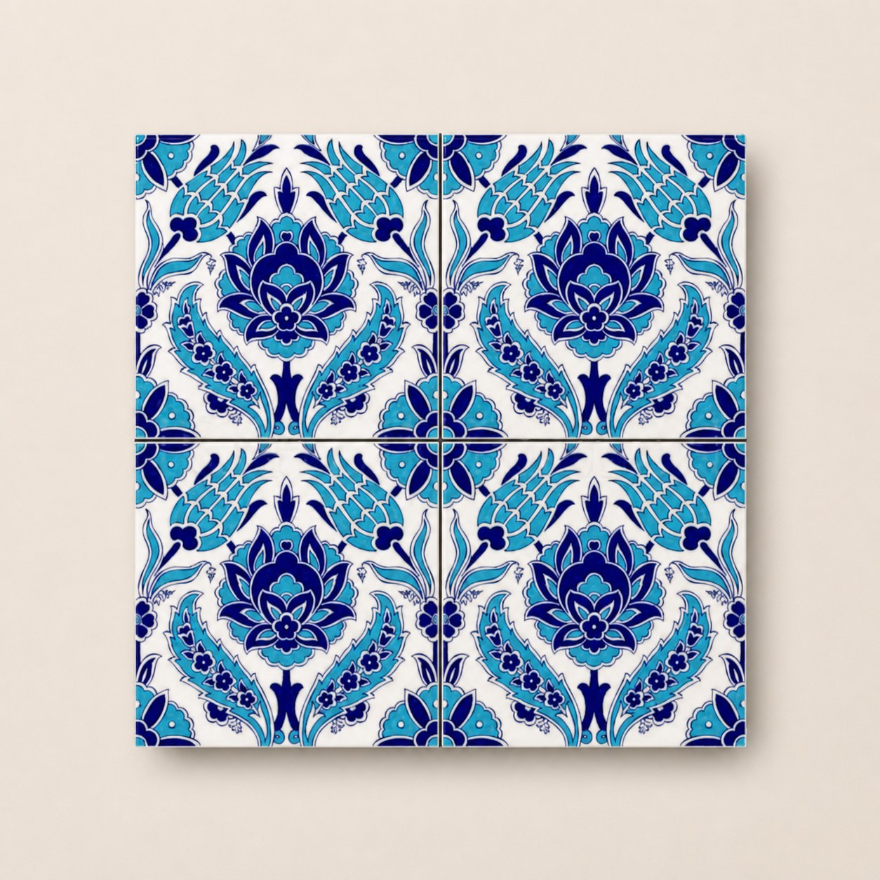 Geleneksel Motifler – 20×20 cm Porselen Karo icg31