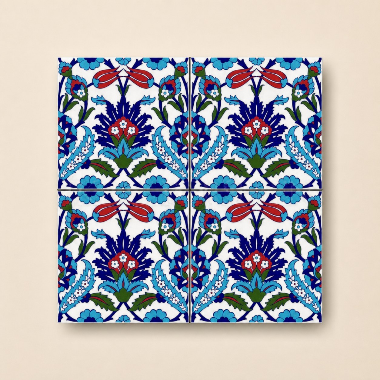 Geleneksel Motifler – 20×20 cm Porselen Karo icg32