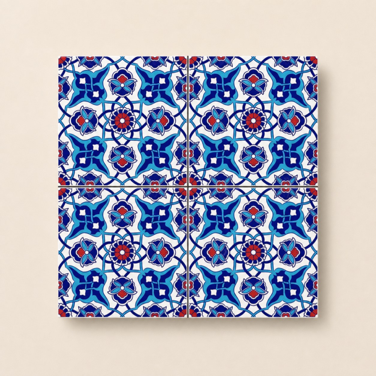 Geleneksel Motifler – 20×20 cm Porselen Karo icg34