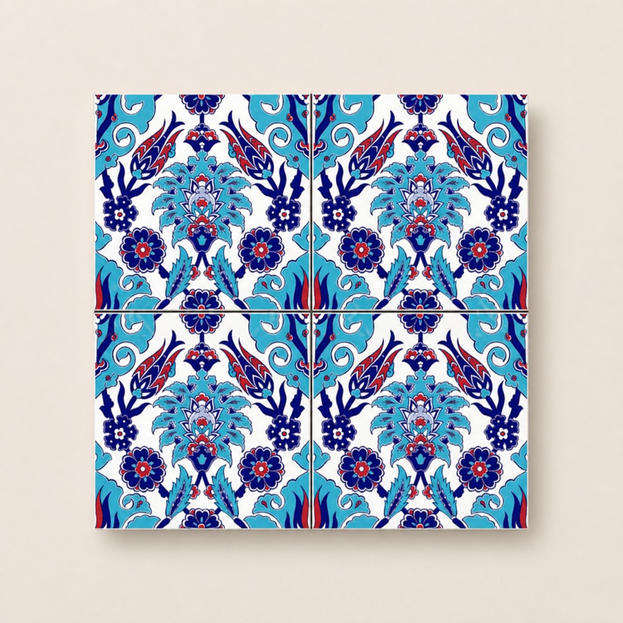 Geleneksel Motifler – 20×20 cm Porselen Karo icg37
