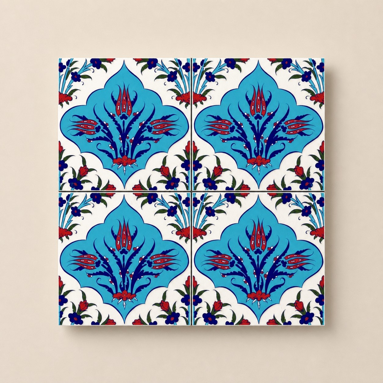 Geleneksel Motifler – 20×20 cm Porselen Karo icg38