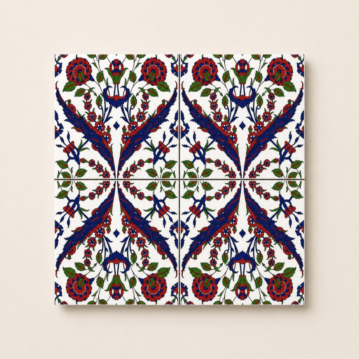 Geleneksel Motifler – 20×20 cm Porselen Karo icg46