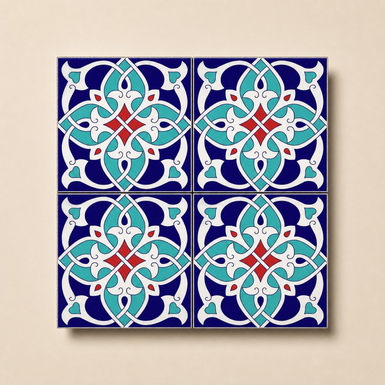 Geleneksel Motifler – 20×20 cm Porselen Karo icg49