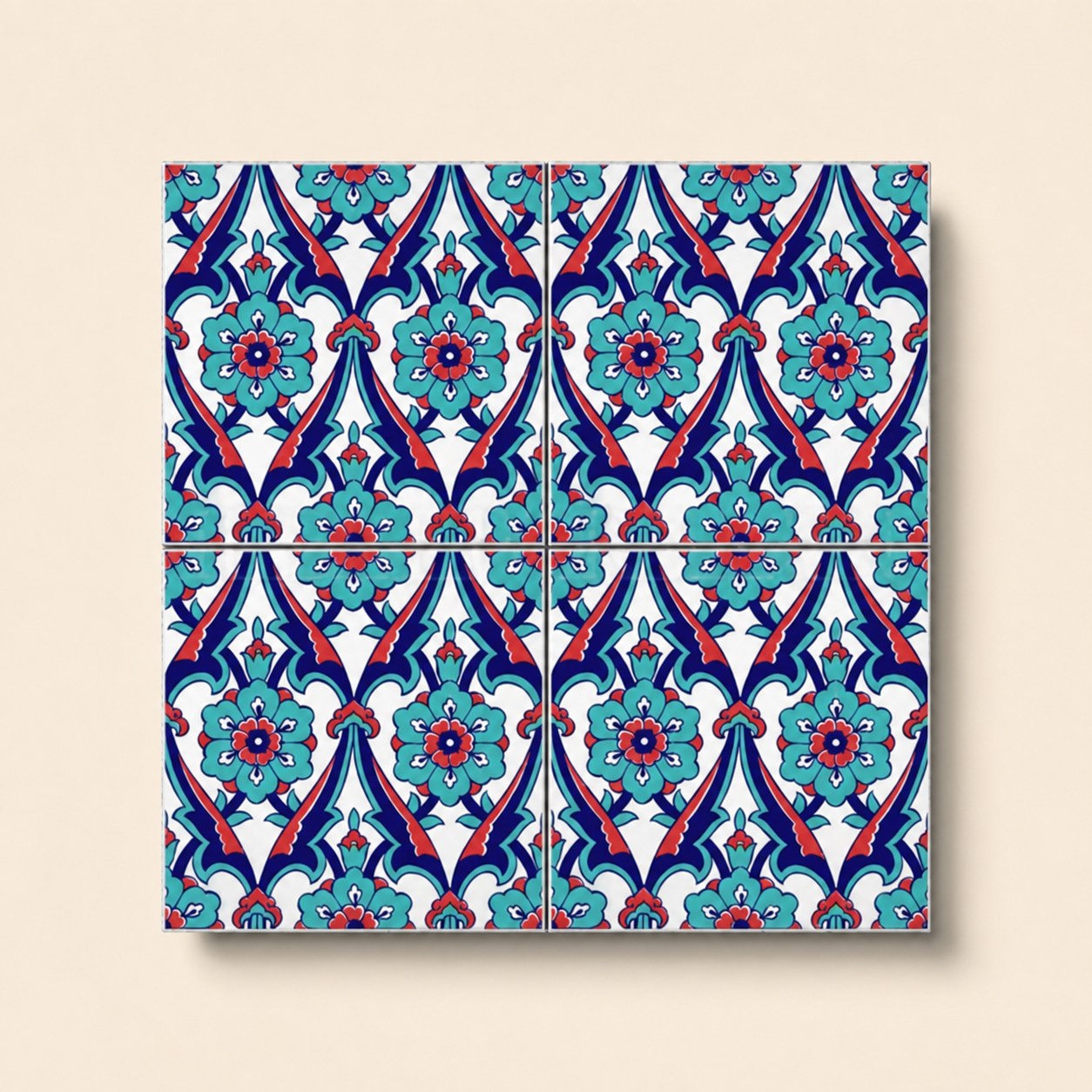 Geleneksel Motifler – 20×20 cm Porselen Karo icg52