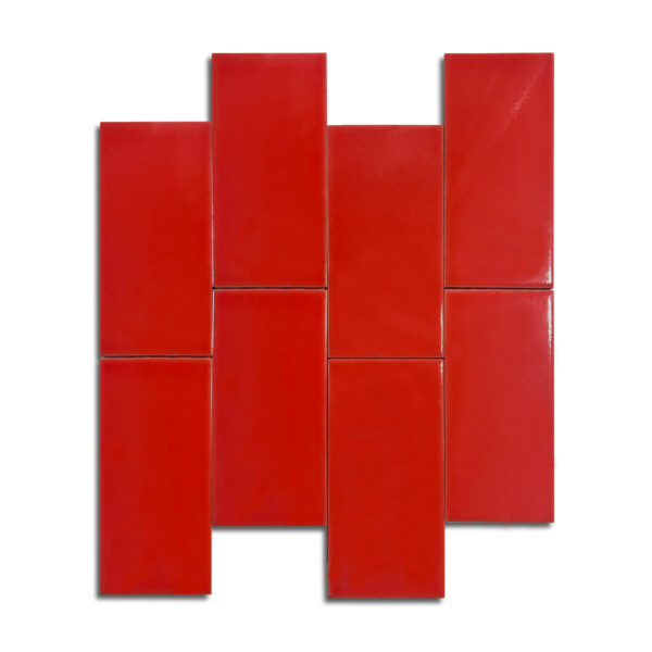 7,5×15 cm Seramik Karo – Kırmızı – igc857