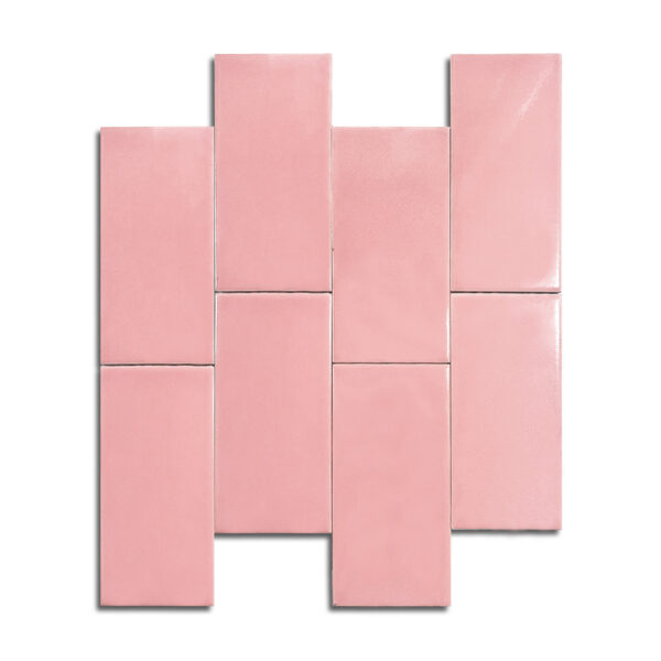 7,5×15 cm Seramik Karo – Pembe – igc858