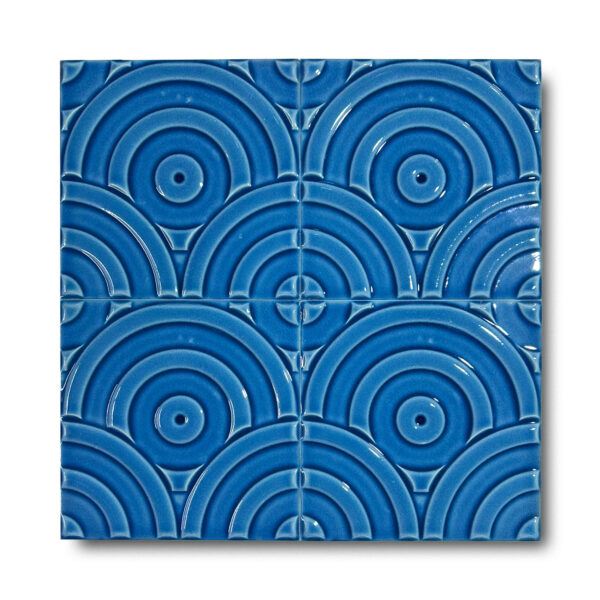 20×20 cm Circle Seramik Karo – Gökmavi – igc314