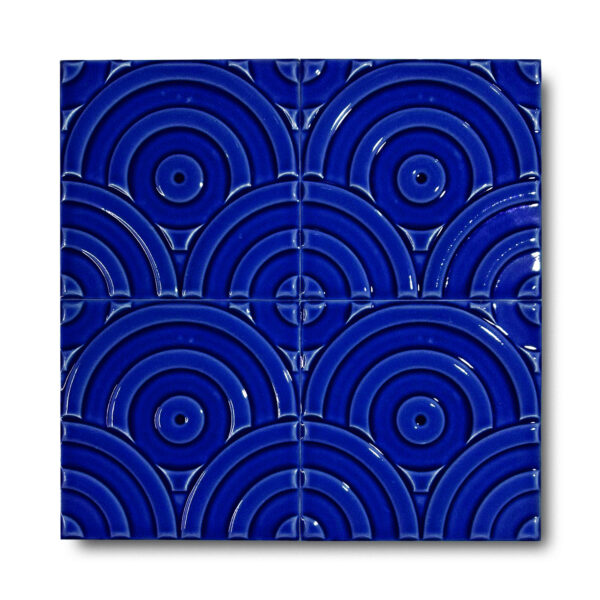 20×20 cm Circle Seramik Karo – Kobalt – igc315