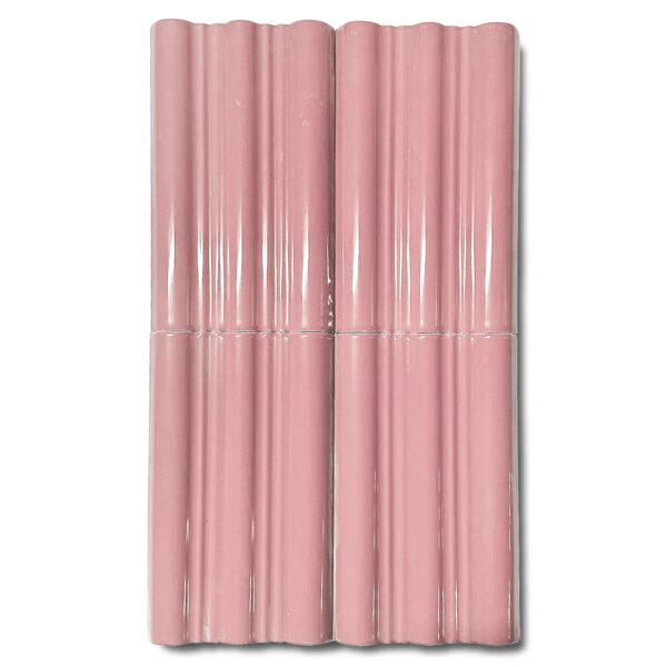 12×20 cm Wave Seramik Karo – Pembe – igc268