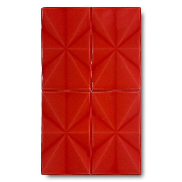 12×20 cm Prizma Seramik Karo – Kırmızı – igc257