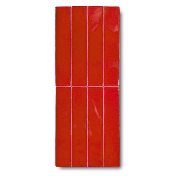 5×25 cm Seramik Karo – Kırmızı – igc207