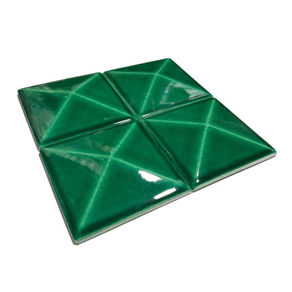 12×12 cm Piramit Seramik Karo – Zümrüt – igc142