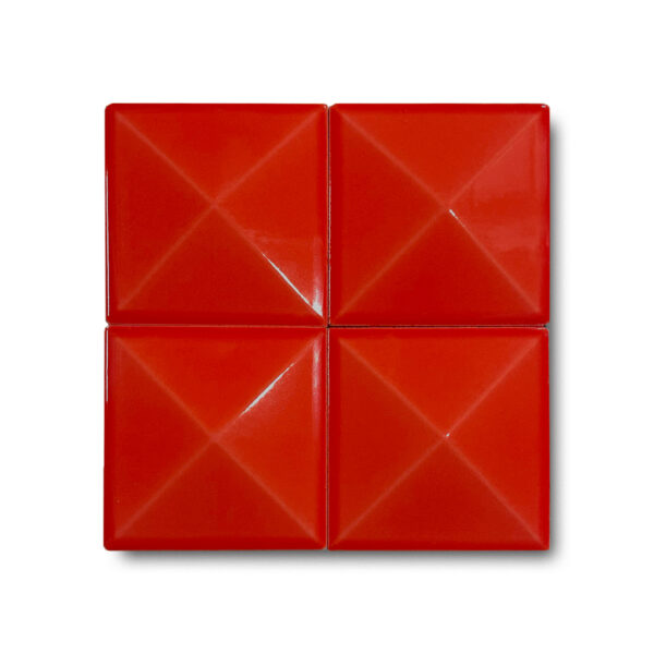12×12 cm Piramit Seramik Karo – Kırmızı – igc147