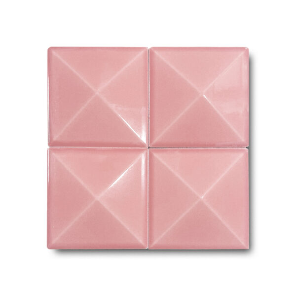 12×12 cm Piramit Seramik Karo – Pembe – igc148