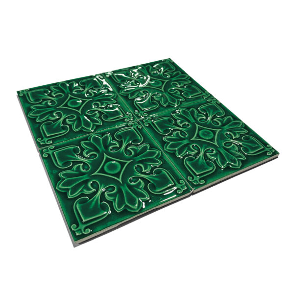 12×12 cm Yonca Seramik Karo – Zümrüt – igc122