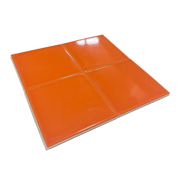 12×12 cm Seramik Karo – Turuncu – igc106