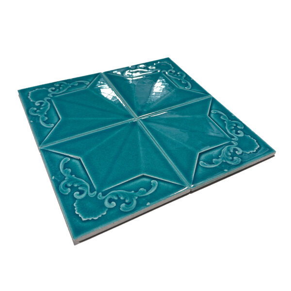 12×12 cm Arma Seramik Karo – Turkuaz – igc173