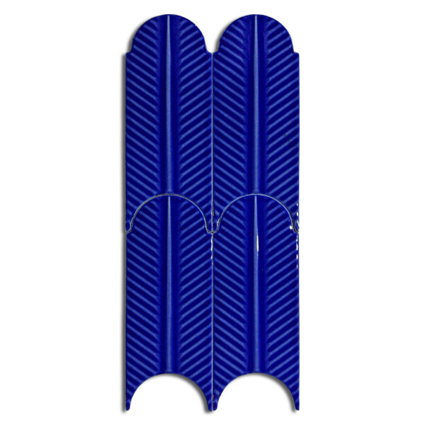 10×25 cm Leaf Seramik Karo – Kobalt – igc685