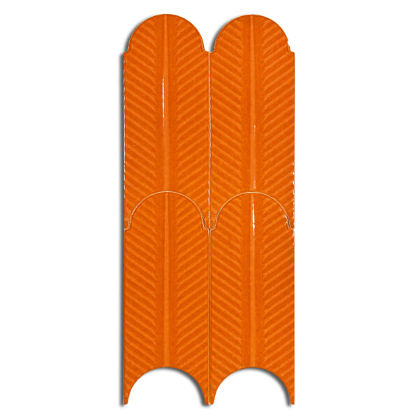 10×25 cm Leaf Seramik Karo – Turuncu – igc686