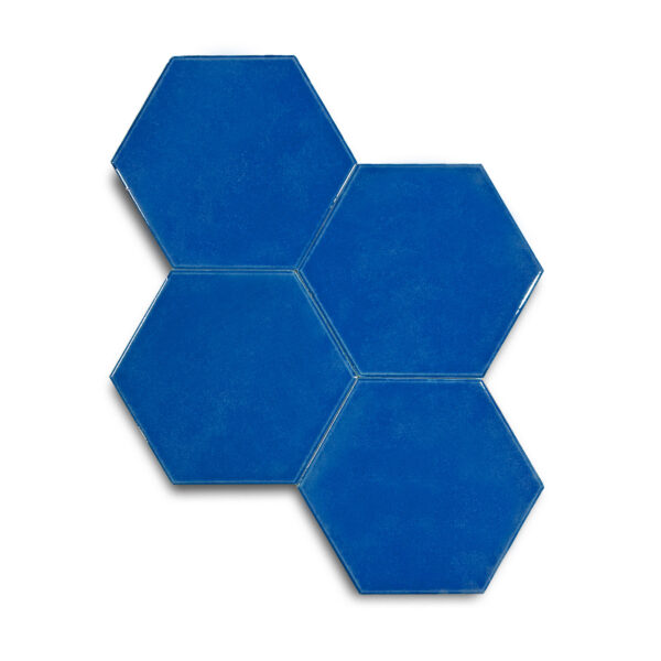 15×17 cm Altıgen Seramik Karo – Gökmavi – igc504