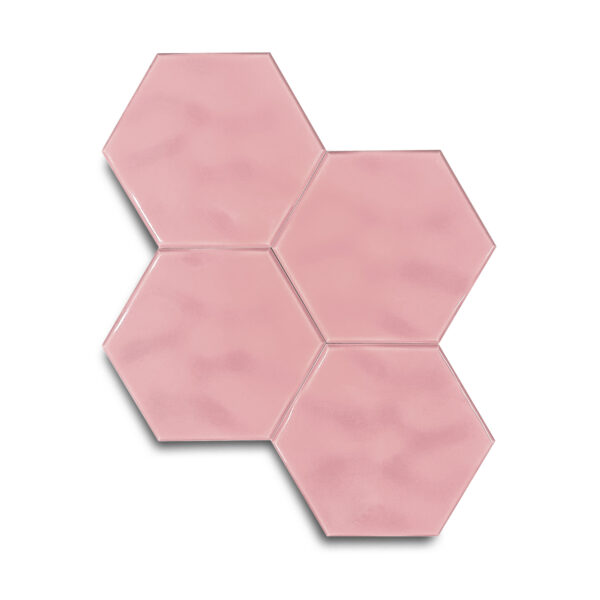 15×17 cm Dalga Seramik Karo – Pembe – igc558