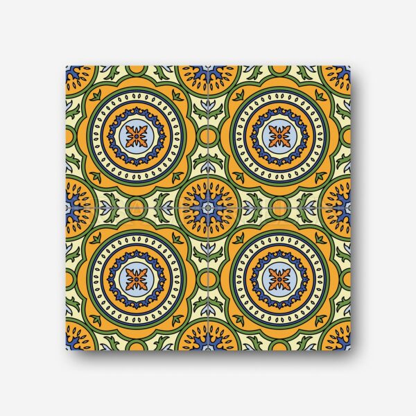 Meksika Desenleri – 20×20 cm Porselen Karo imk16
