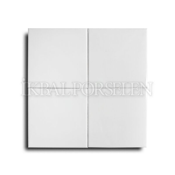 12×12 cm Seramik Karo – Beyaz – igc101