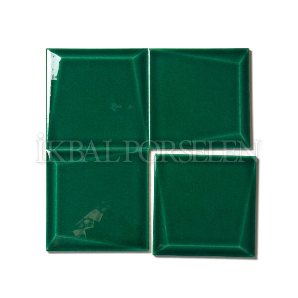 12×12 cm Block Seramik Karo – Zümrüt – icg182