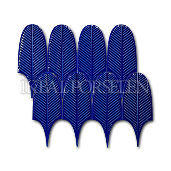 8×20 cm Leaf Seramik Karo – Kobalt – igc645