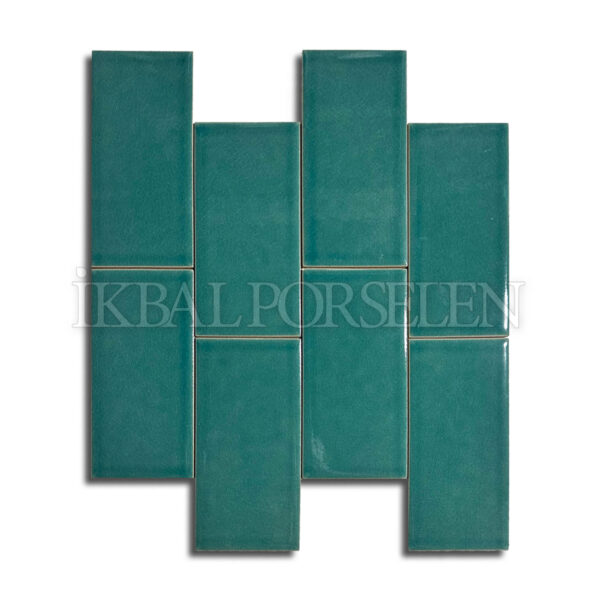 7,5×15 cm Seramik Karo – Turkuaz – igc853
