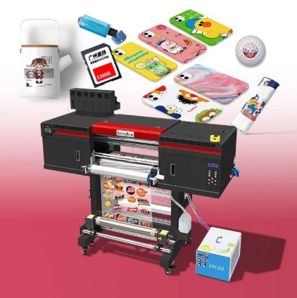 UV DTF Soğuk Baskı Makinesi i3200 3 Kafa