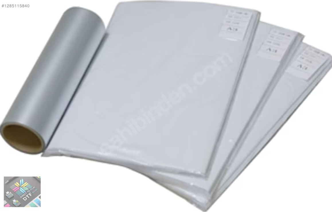 A3 Kesilmiş 30x45 cm DTF Baskı Kağıdı 100 Adet Sıcak Söküm